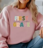 First Grade Teacher Sweatshirt, 1St Grade Teacher Sweatshirt, 1St Grade Sweatshirt, First Grade Sweatshirt, Elementary School, Sweatshirt