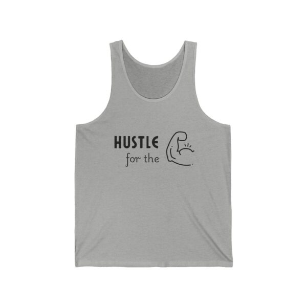 Hustle For The Muscle Top, Unisex Workout Shirt, Workout Tank Top, Gym Fitness Apparel, Funny Motivational Gym Wear, Workout Gift, Exercise