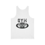 Men'S Gym Mode On Tank Top, Workout Fitness Muscle Tee, Weightlifting Exercise Shirt, Sport Athletic Sleeveless Top, Unisex Jersey Tank