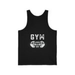 Men'S Gym Mode On Tank Top, Workout Fitness Muscle Tee, Weightlifting Exercise Shirt, Sport Athletic Sleeveless Top, Unisex Jersey Tank