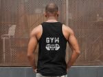 Men'S Gym Mode On Tank Top, Workout Fitness Muscle Tee, Weightlifting Exercise Shirt, Sport Athletic Sleeveless Top, Unisex Jersey Tank